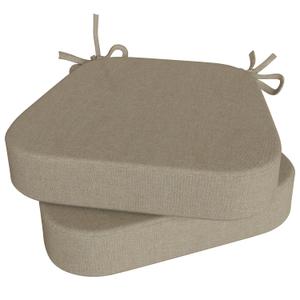 AOFEITE 3" Chair Cushions for Dining Chairs Set of 6 with Ties for Indoor