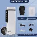 Portable Insulin Cooler with USB Charger - Diabetic Travel Medication Cooler, Car Refrigerator for Medicine Storage, Compact Cooling Organizer (Requires Continuous Power) White