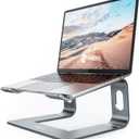 Nulaxy Fully Aluminum Detachable Laptop Stand, Ergonomic Ventilated Cooling Laptop Holder Computer Riser for Desk, Anti-Slip Design Notebook Stand Compatible with All 10-16" MacBook/Dell XPS/HP/Lenovo