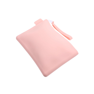Portable Silicone Coin Purse Minimalist Change Pouch Lightweight Small Wallet for Daily Use for School Work Shopping Pink