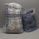 MaiRêve Plaid Queen Comforter Sets, Blue Grey Grid Farmhouse Bedding Set Bed in A Bag, Classic Checkered Comforter Sets with Fitted & Flat Sheet, Pillowcases & Shams(Blue Grey, 90"x90")