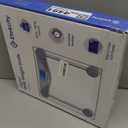 Etekcity Digital Body Weight Bathroom Scale, Large Blue LCD Backlight Display, High Precision Measurements,6mm Tempered Glass, 400 Pounds (11.9 x 11.9 x 0.95 inches, Blinding Silver)