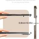 Aramid Fiber for iPhone 17, Compatible with MagSafe, Ultra Thin & Lightweight Case for iPhone 17, Kevlar Aramid Fiber with Ultra-Slim Caseless Feel (Plain/BlackGold)