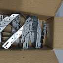 20 Pcs 2X4 Joist Hanger Tie Brackets 18 Gauge Galvanizing Face Mount Joist Hangers for Wood Hurricane Ties Widely Applicable Rafter Ties