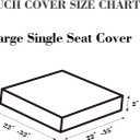 Sofa Covers Couch Covers for Sofa Pet Friendly Couch Cushion Covers Universal Sofa Covers Washable Stretch Slipcovers for Sectional Sofa (Texture Brown, Large Single Seat Cover)