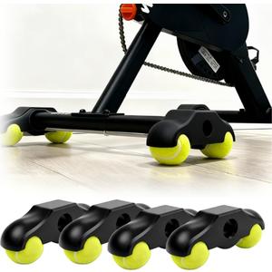 4 Pack Tennis Ball Feets for Wahoo KICKR CORE 2 (2025 Model) with 8 Pack Tennis Balls, for Indoor Bike Cycling Smart Trainers to Make Your Riding More Comfortable