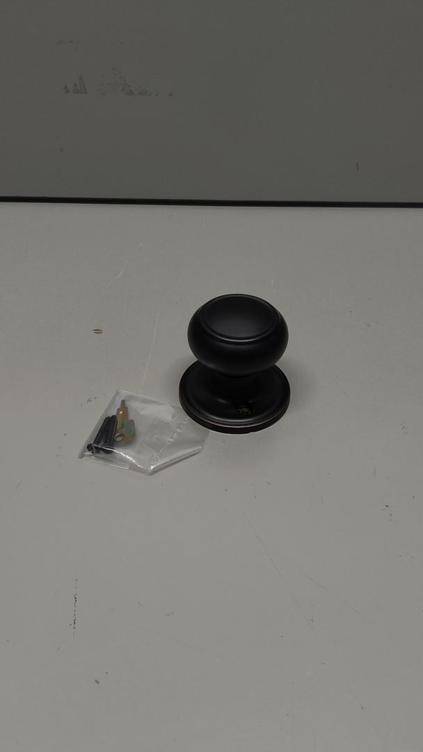 Copper Creek Colonial Dummy Interior Door Knob – ANSI Grade-3 Certified, Modern Heavy Duty Handle, Easy Install and Reversible for French Doors and Closets, Non Turning – Tuscan Bronze (1 Pack)