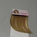 REECHO Clip in Hair Volumizer, Short Thick Clip in Hairpieces Adding Extra Hair Volume Extensions for Women with Thin Fine (Honey Blonde with Highlights, 8 Inch (Pack of 2)