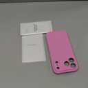 GolbinBox Magnetic for iPhone 17 Pro Max Case, Compatible with MagSafe, [Full Camera Protection] [Screen Protector], Silicone Shockproof Phone Cover with Anti-Scratch Microfiber Lining, Rose Pink