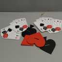 Chunful 4 Sets Casino Party Centerpieces Wooden Casino Theme Party Decorations Poker Themed Table Decor Kit for Birthday Game Night Poker Theme Parties Favors