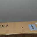 IOTXY Wooden Open Shelf Bookcase - 3-Tier Floor Standing Display Cabinet Rack with Legs, 7 Cubes Bookshelf, Bright Blue (80CM)