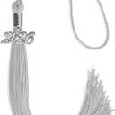 Endea Graduation Single Color Tassel with Silver Date Drop (Silver, 2026)