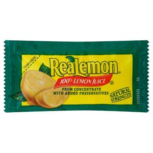 ReaLemon Lemon Juice, 0.14-Ounce Single Serve Packages (Pack of 200)