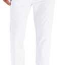 Sailwind Men's Drawstring Linen Pants Casual Summer Beach Loose Trousers (38, Pure White)