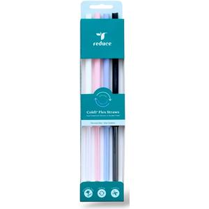 Premium 4-Pack Reusable Silicone & Tritan Combo XL Straws Flexible, BPA-Free, Dishwasher-Safe Drinking Straws for 24-40 oz Tumblers