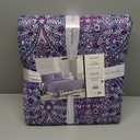 Vera Bradley Kaleidoscope Single Quilt, Lightweight All Seasons 100% Cotton Coverlet - Full/Queen, Purple
