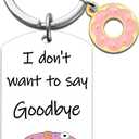 Farewell Gifts for Coworkers Keychain Goodbye Gifts for Coworkers Going Away Gift for Coworker Work Bestie Leaving Job Retirement New Beginning Gift Ideas Good Luck Keyring