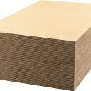 Golden State Art 50 Pack 16x20 Corrugated Cardboard Sheets 1/8" Thick | Brown Flat Layer Pads, For Packing, Mailing or Art Crafts, Cardboard Inserts