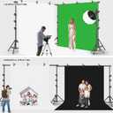 10x20FT Backdrop Support Stand for Photography Adjustable Width & Length Backdrop Stand Background Support System Kit for Photo Video Studio Shooting, Party, Outdoor, Wedding