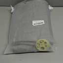 Car Back Seat Cover, Long Bottom Vehicle Rear Seat Protector with Storage Pockets, Breathable Linen Automotive Backseat Bench Cushion Pad Accessories, Universal for SUV Trucks (Gray)