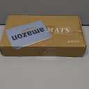 Linen Placemats Set of 8, Machine Washable, Heat Resistant, Wrinkle Free, Thick Polyester Kitchen Place Mats for Dining Table (Orange)