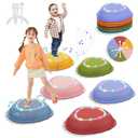 Rechargeable Stepping Stones for Kids, 6pcs Non-Slip Toddler Stepping Stones with Light&Music, Sensory Toys for Indoor and Outdoor Play, Gifts BalanceToys for toddlers/Kids 3-5 Years Old