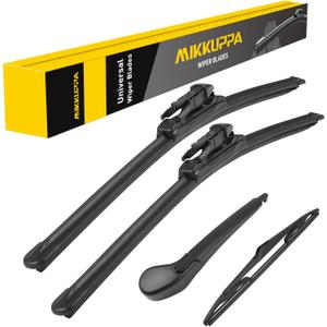 MIKKUPPA 28"/28"/11"/12" Windshield Wiper Blades Replacement for 2012-2018 Ford Focus - Original Factory Quality Front and Rear Wipers Blade Set for My Car - (Pack of 4) Pinch Tab