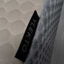 Cervical Neck Pillow for Pain Relief - Ergonomic Contour Memory Foam Pillows, Cooling Side Sleeper Pillow for Sleeping, Orthopedic Bed Pillow for Back Stomach Sleepers with Pillowcase (White & Blue)