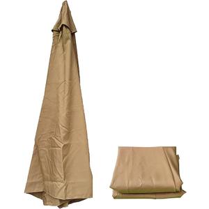 6.6'/8.2'/8.8'/9.8' Replacing The Canopies for The Patio Umbrellas Outdoor Patio Umbrella Replacement Canopy for 6 Ribs, Parasol Umbrella Replacement Cloth Umbrella Top Covers (Khaki)