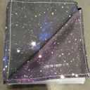 Galaxy Starry Sky Shower Curtain for Bathroom Fantasy Outer Space Universe Nebula Planet Home Decorations Sets with 12 Hooks Waterproof Polyester 72" x 72"