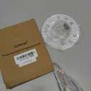 4.92" Ceiling Fan LED Light Board Replacement Upgrade Retrofit Kit Bright Dimmable 120V 18W 3CCT 3000K 4000K 6000K Daylight 1500LM PCB, Magnetic Easy Install in 5min (cover or shade NOT included)