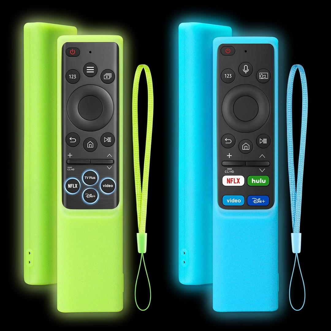 Cover-for-Samsung-Smart-TV-Remote-Case-Silicone BN59-01385A (2 Pack)