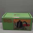 Japanese Gooseneck Kettle Stovetop with Thermometer and Insulated Handle (4-piece, 40.6 oz /1200ml), Stainless Steel Pour Over Tea Stovetop Kettle, Precision Pour Kettles Pot for Coffee & Tea (Black)