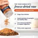 2 x Instinct Freeze Dried Shakers, Cat Food Topper, Digestive Health, 5.5 oz | Freeze dried raw powder, sprinkle on dry or add water for gravy, probiotics & functional ingredients to support digestion (EXP 06/23/27)