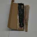 Pampas Grass Decor, Dried Flower Bouquet with Bunny Tail Grass, Pampas Grass & Eucalyptus, Boho Centerpieces for Tables & Floors - Dried Floral Arrangement, Fall Grass & Stylish Olive Green Wall Dcor