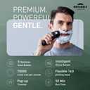 Panasonic Electric Razor for Men, Electric Shaver for Men, ARC5 with Premium Automatic Cleaning and Charging Station, Wet Dry Shaver, Cordless Razor, with Pop-Up Trimmer ES-LV97-K, Black