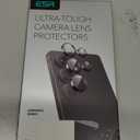 ESR for Samsung Galaxy S25 Ultra Camera Lens Protector, Individual Lens Protectors, Ultra-Thin Tempered Glass with Aluminum Edging, Case Friendly, 1 Set, Black | Ultra-Thin, Tempered Glass, with Aluminum Edging, Case Friendly