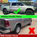 Mud Flaps for 2019 2020 2021 2022 2023 2024 RAM 1500 DT New Body Style Non-Classic Model/Only Fits W/o OEM Fender Flares/Not for 2025+/ Not for TRX Rebel Warlock/Mudflaps Splash Guards for Trucks