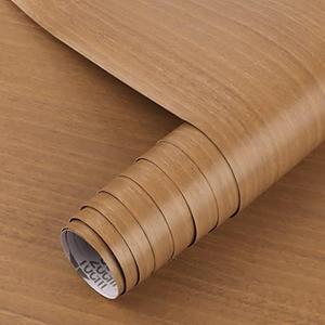 Arthome Peel and Stick Wallpaper - Brown Wood Contact Paper - Wallpaper - Self-Adhesive, Removable, and Waterproof for Cabinet Countertops Funiture (17" x120")