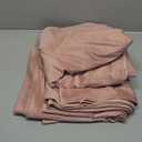 StangH Pink Curtains 96 inches Long, Super Soft Velvet Window Drapes Rod Pocket Thermal Insulated Home Decoration for Girls Room/Dressing Room/Office, W52 x L96, 2 Panels (Pink Series - Dusty Pink)