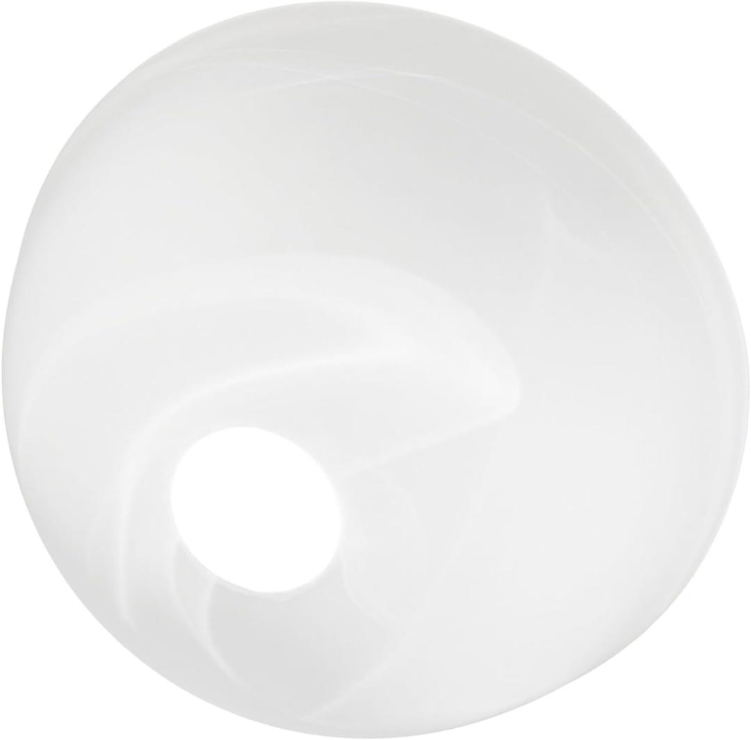 Frosted Glass Lamp Shade Small Ceiling Fan Globe Replacement Fixture Globe for Wall Floor Table Lamps Easy Installation Gentle Light Diffusion Protective Cover