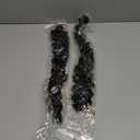 2 Bundles Curly Human Hair for Boho Braids, 18 Inch Natural Color Deep Wave Bulk Braiding Hair