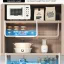 Expandable Under Shelf Basket Organizer, Under Shelf Storage, Hanging Baskets Under Cabinet for Pantry Kitchen Cupboard Desk Counter Bookshelf Space Saver Heavy Duty Slide-in (White, 2 Pack)