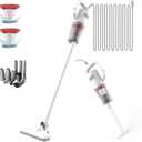 KEROMEE Stick Corded Handheld Vacuum Cleaner 26ft Cord Electric Broom for Pet Hair Hardwood Floor Cat Litter Cleaning