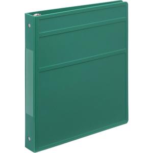 Carstens 1-Inch Heavy Duty 3-Ring Binder - Side Opening, Teal, Durable Plastic, Precision No-Gap Rings, Waterproof Cover, No Pockets, Holds 125 US Letter Sheets, BPA-Free, Made in USA (8711-3R)