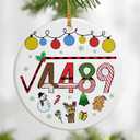 Six Seven Christmas Ornament, Funny 67 Meme Ornament, Six Seven Ornaments, Funny Christmas Ornaments 2025, Gen Alpha Humor, Gifts for Teen,Grandkid Gift, 67 Meme Gift, Stocking Stuffers for Teens