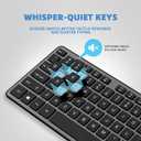 USB Wired Keyboard for Window,Comfortable Quiet Chocolate Keys, Durable Ultra-Slim Wired Computer Keyboard(QWERTY) for PC, Windows 11/10/8/7/XP/Vista KB1430