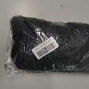 PRETTYGARDEN Womens 2025 Trendy Mini Summer Dresses Sleeveless Tulle Ruffle Square Neck Tiered Smocked Beach Vacation Dress (Black)