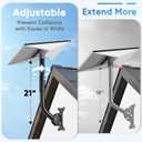 Gen 3 Starlink Mount, Adjustable Starlink Gen 3 Mount, Starlink Mounting Kit for Starlink Standard 4/4X/Gen 3-Include Starlink Gen 3 Pipe Adapter