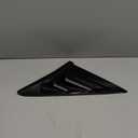 for Honda 10th Gen Civic 2016-2021 Rear Side Window Louver Decorate Cover Rear Air Vent Window Louvers Blinds Covers Auto Accessories (for 10th Gen Civic Hatchback, Bright Black)